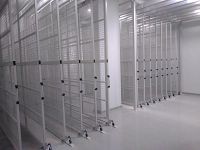 Racks for storing paintings in the National Gallery of Athens