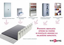 Postavitev obstoječega arhiva na premična podnožja