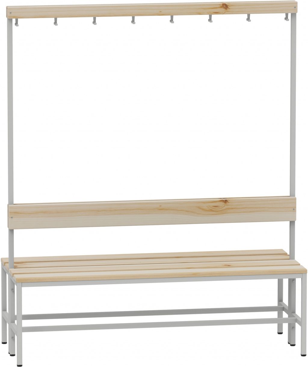 Samostoječa klop za garderobe A6780